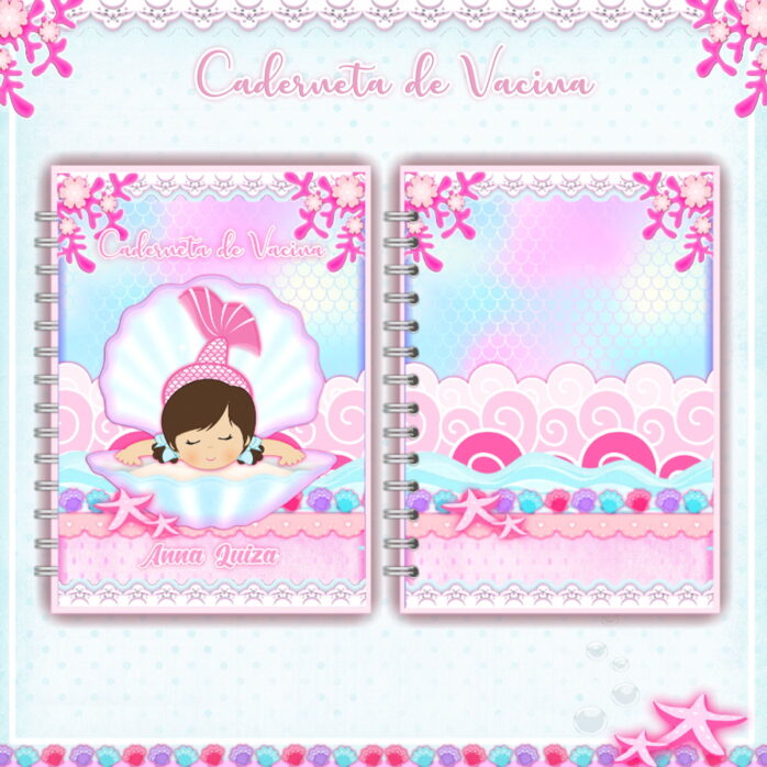 Caderneta de Vacina Sereia Cute