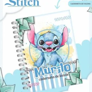 Caderneta de Vacina Stitch 16 Caderneta de Vacina Stitch