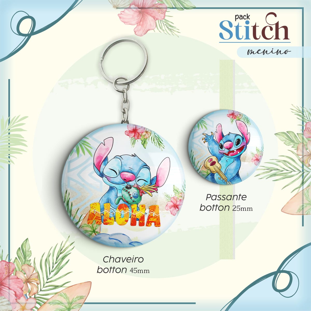 Caderneta de Vacina Stitch Menino para Personalizar 3 Caderneta de Vacina Stitch Menino para Personalizar - Imagem 3