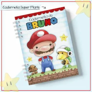 Caderneta de Vacina Super Mario Cute