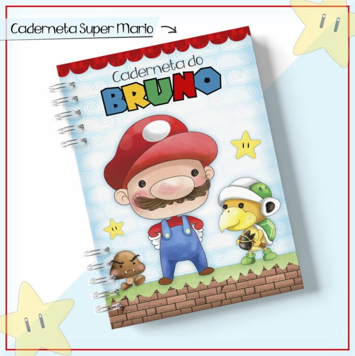 Caderneta de Vacina Super Mario Cute