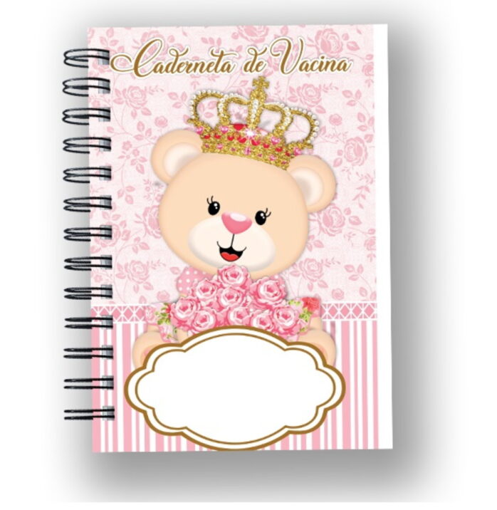 Caderneta de Vacina Ursa Princesa