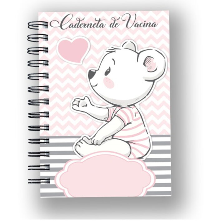 Caderneta de Vacina Ursa Rosa
