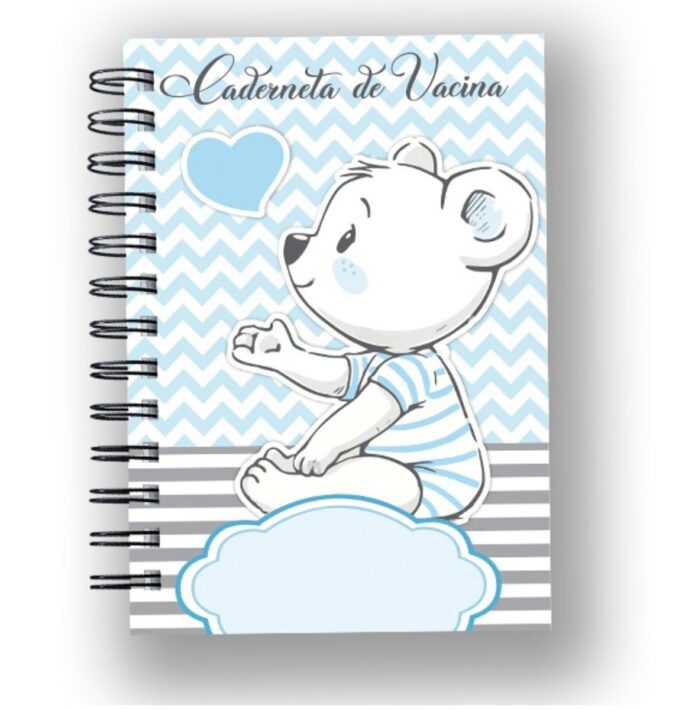Caderneta de Vacina Urso Azul