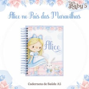 Caderneta de Vacinação Alice Aquarela