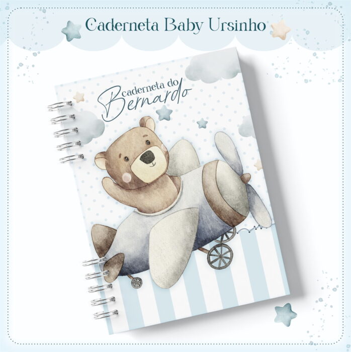 Caderneta de Vacinação Baby Urso