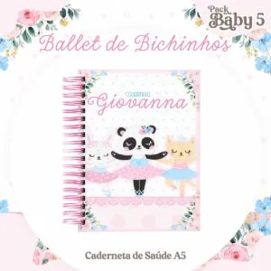 Caderneta de Vacinação Ballet de Bichinhos