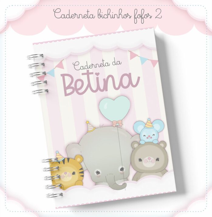 Caderneta De Vacinação Bichinhos Fofos
