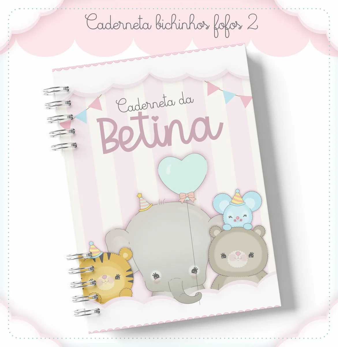 Caderneta De Vacinação Bichinhos Fofos