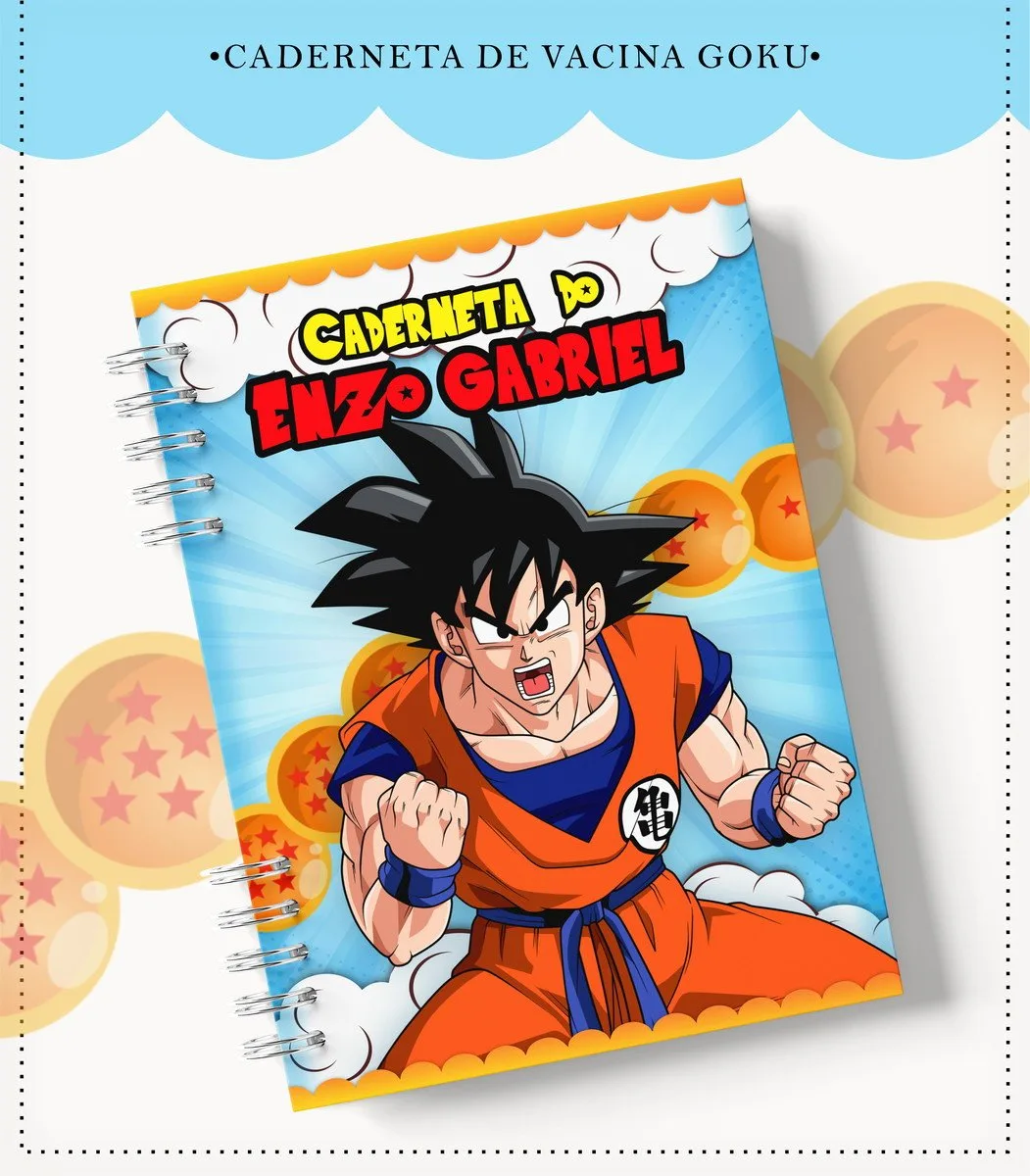 Caderneta De Vacinação Goku 1 Caderneta De Vacinação Goku