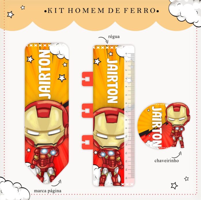 Caderneta De Vacinação Homem De Ferro