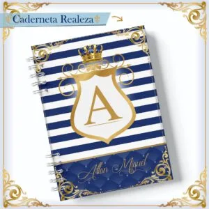 Caderneta Realeza Menino 8 Caderneta Realeza Menino