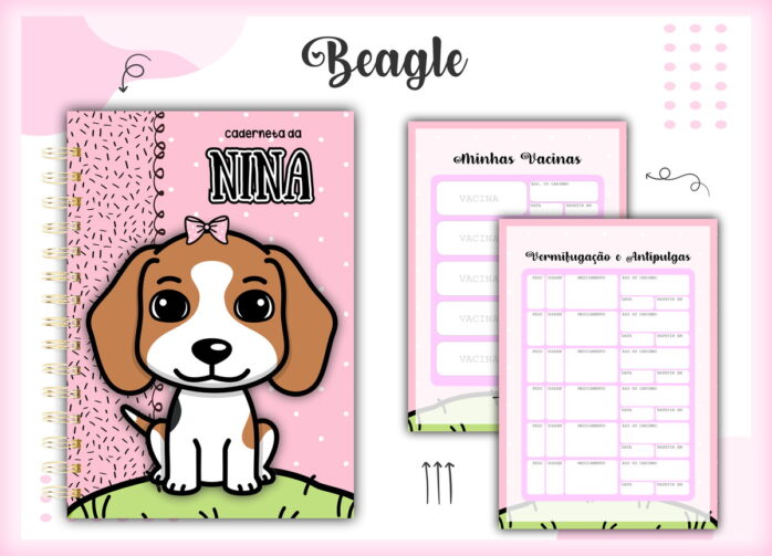 Caderneta Vacina Pet Beagle