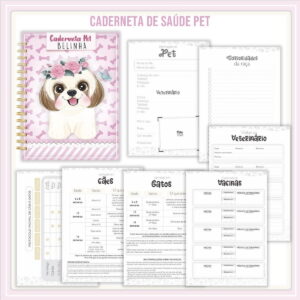 Caderneta Vacina Pet Cachorrinha 2