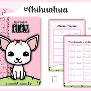 Caderneta Vacina Pet Chihuahua
