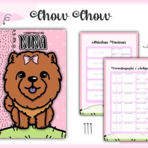 Caderneta Vacina Pet Chow Chow