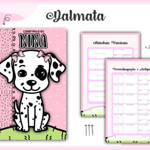 Caderneta Vacina Pet Dalmata