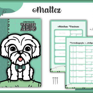 Caderneta Vacina Pet Maltez Macho