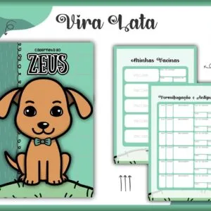 Caderneta Vacina Pet Vira Lata Macho -Arquivo Digital 18 Caderneta Vacina Pet Vira Lata Macho -Arquivo Digital