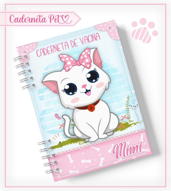 Caderneta Vacinação Pet Gatinha