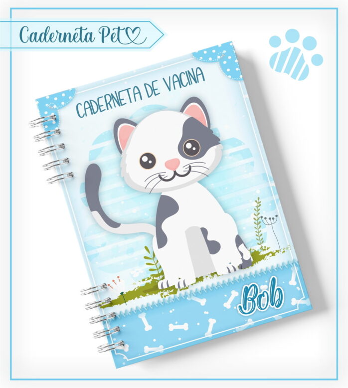 Caderneta Vacinação Pet Gatinho