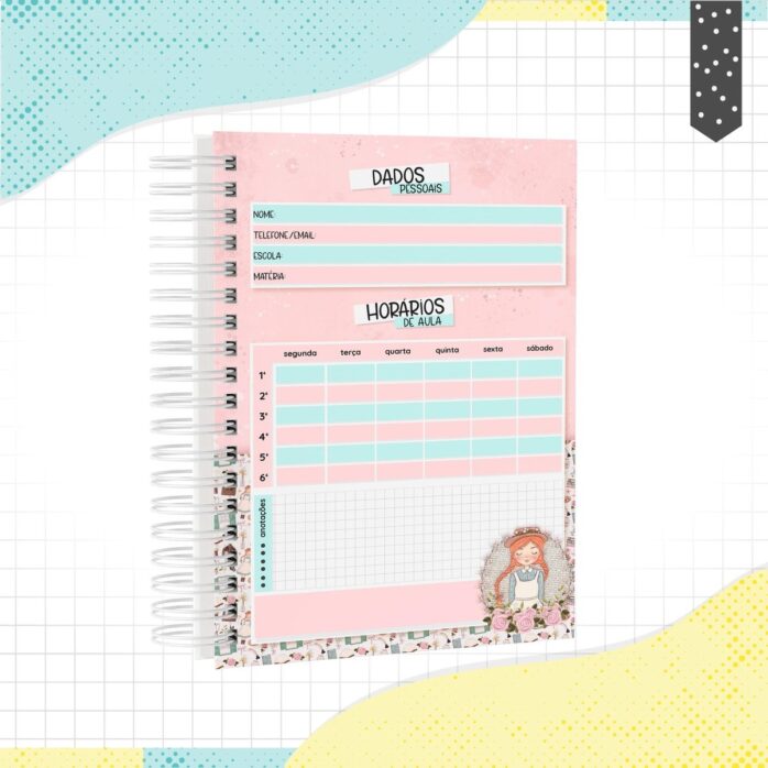Caderno A5 Anne