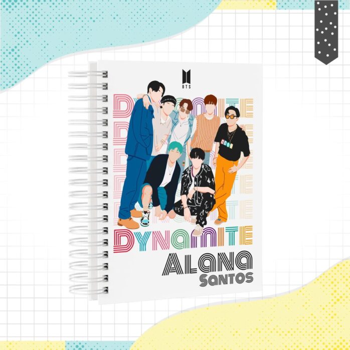 Caderno A5 BTS