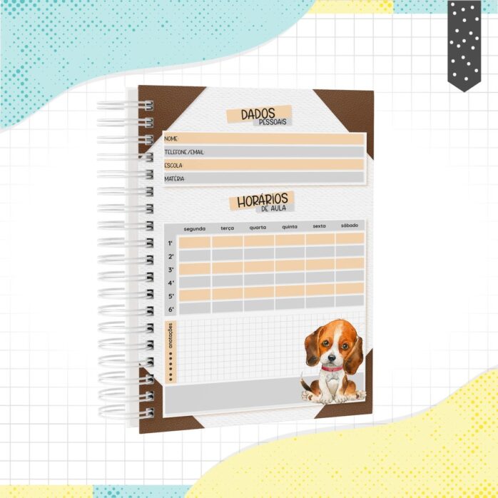Caderno A5 Cachorrinho