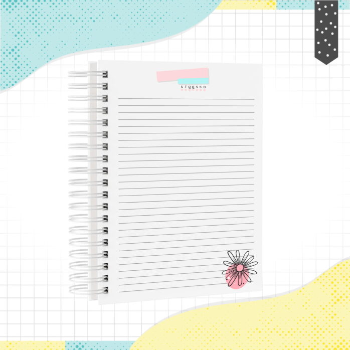 Caderno A5 Floral