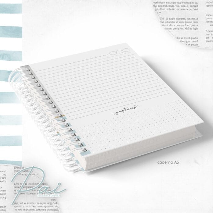 Caderno A5 Pai