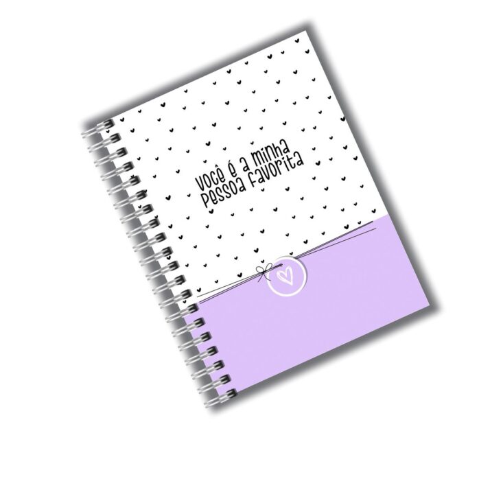 Caderno A5 Pessoa Favorita- Arquivo Digital