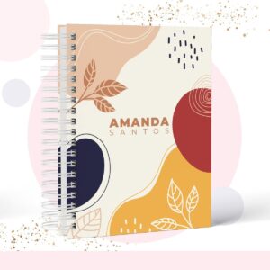 Caderno Capa Geométrica - Modelo 1