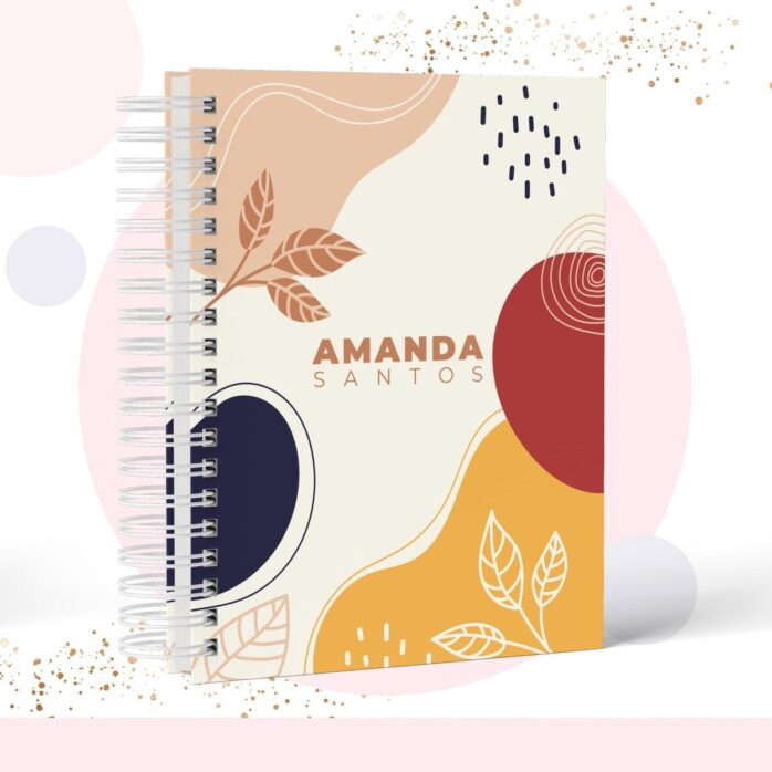 Caderno Capa Geométrica - Modelo 1