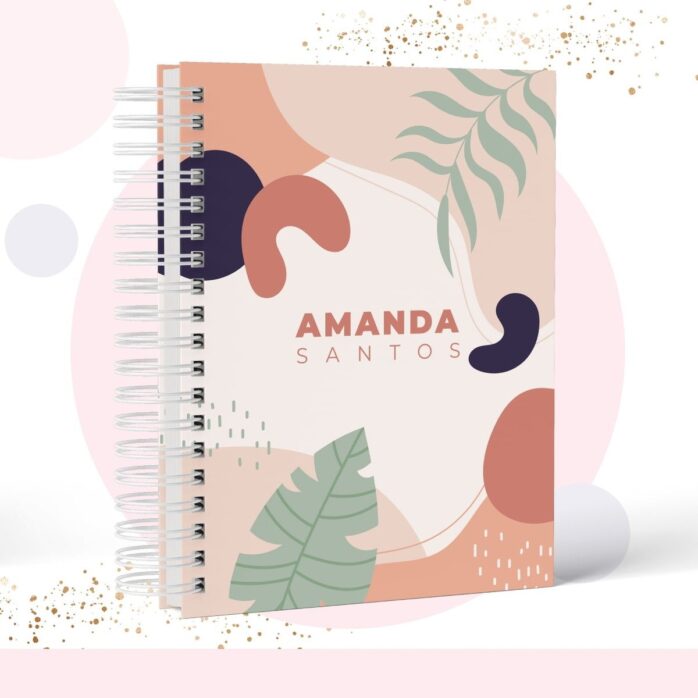 Caderno Capa Geométrica - Modelo 10
