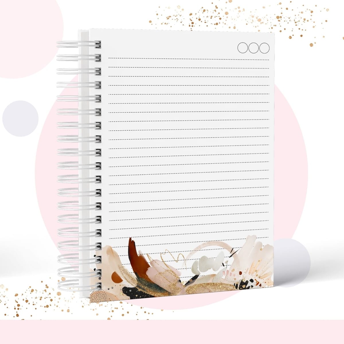 Caderno Digital Capa Geométrica Aquarela para Sublimação 2 Caderno Digital Capa Geométrica Aquarela para Sublimação - Imagem 2