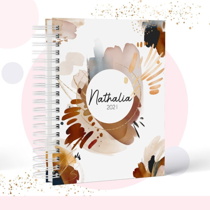 Caderno Capa Geométrica - Modelo 6