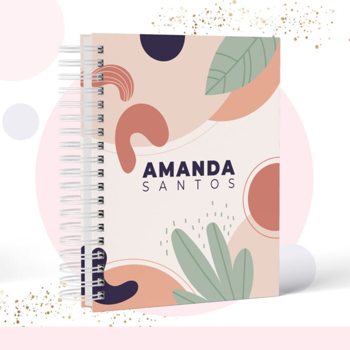 Caderno Capa Geométrica - Modelo 7
