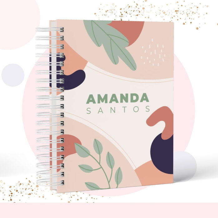 Caderno Capa Geométrica - Modelo 8