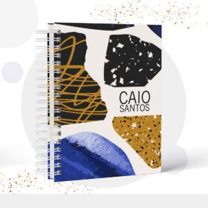 caderno capa masculina modelo 3 arquivo digital