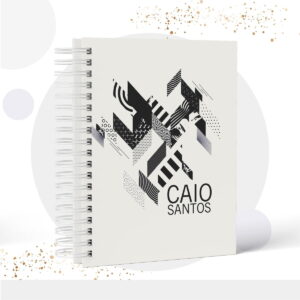 caderno capa masculina modelo 8 arquivo digital