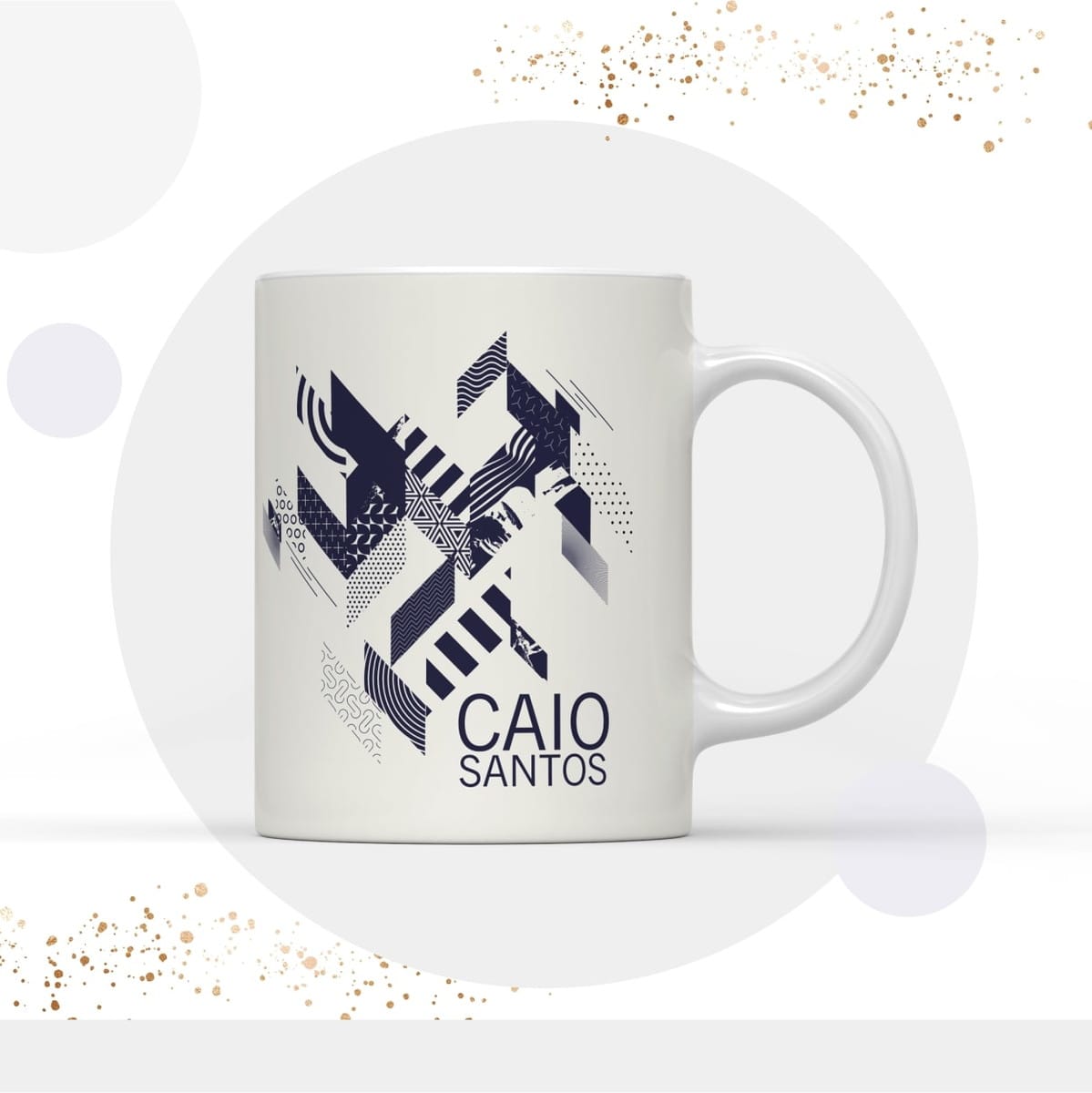 Kit Digital Capa Masculina para Caderno e Caneca 4 Kit Digital Capa Masculina para Caderno e Caneca - Imagem 4