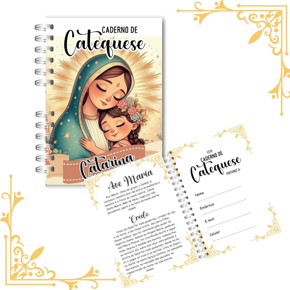 Caderno de Catequese Digital com Orações para Imprimir 2 Caderno de Catequese Digital com Orações para Imprimir - Imagem 2