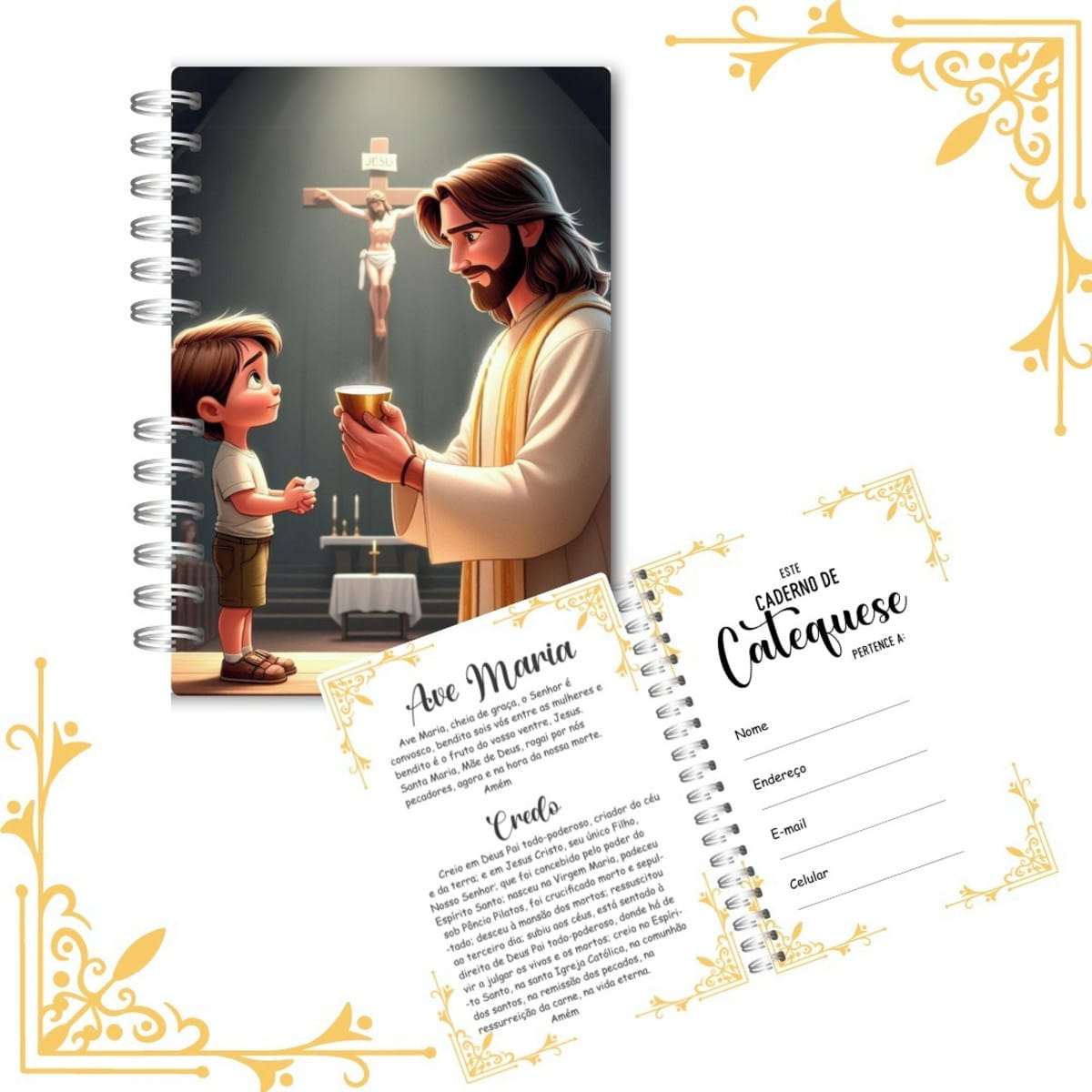 Caderno de Catequese Digital com Orações para Imprimir 5 Caderno de Catequese Digital com Orações para Imprimir - Imagem 5
