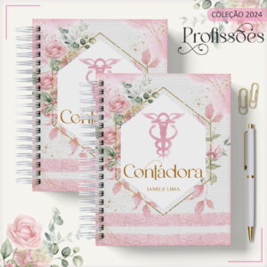 Caderno Contadora Digital Kit Completo para Personalizar 13 Caderno Contadora Digital Kit Completo para Personalizar