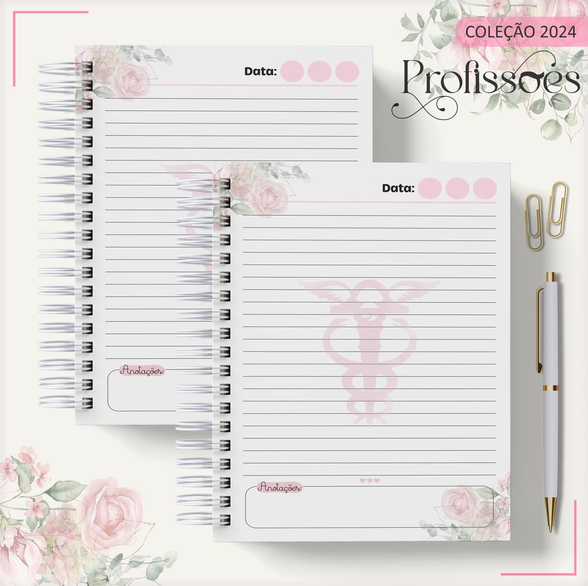 Caderno Contadora Digital Kit Completo para Personalizar 4 Caderno Contadora Digital Kit Completo para Personalizar