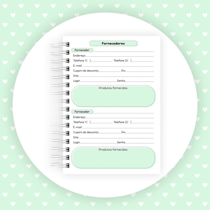 Caderno Controle de Pedidos