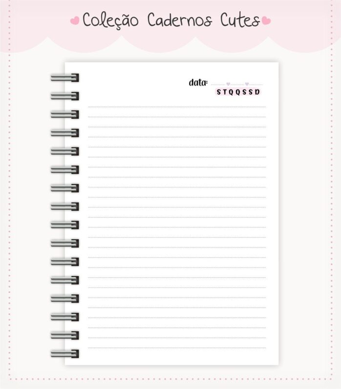 Caderno Cute Menina 11