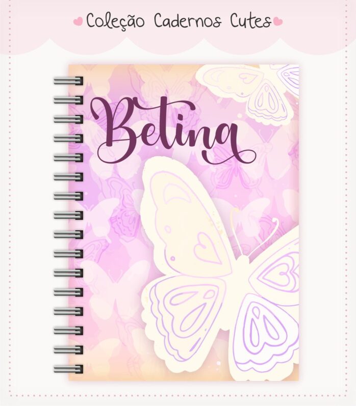 Caderno Cute Menina 3