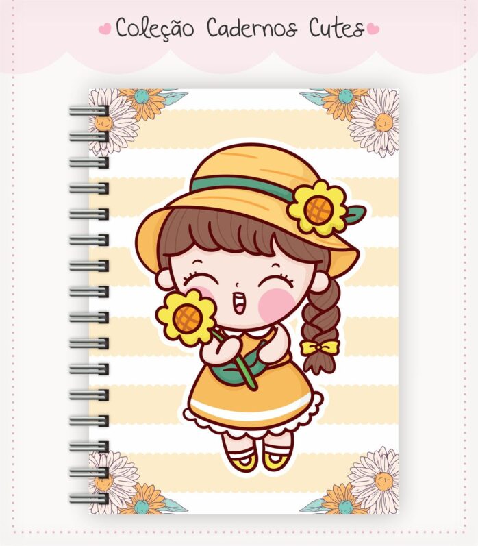 Caderno Cute Menina 9