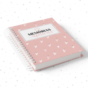 Caderno de Memórias Afetivas Rosa